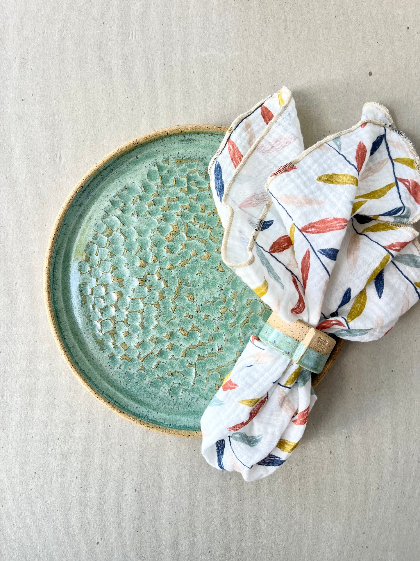 Floral Cotton Napkins - set of 4