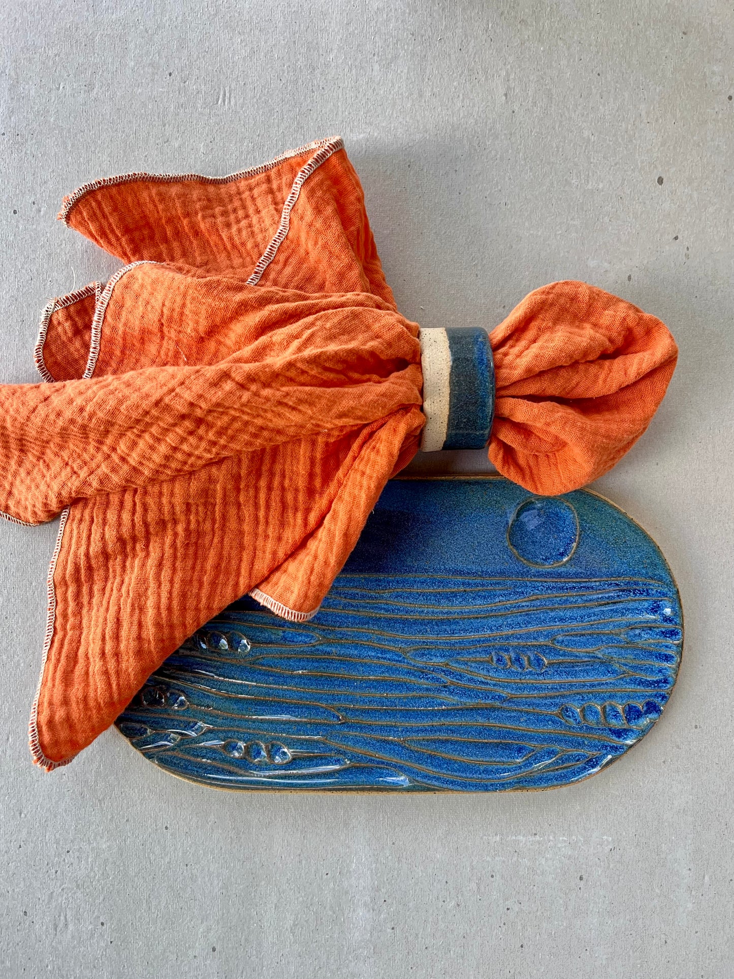 Pumpkin Cotton Napkins - set of 4