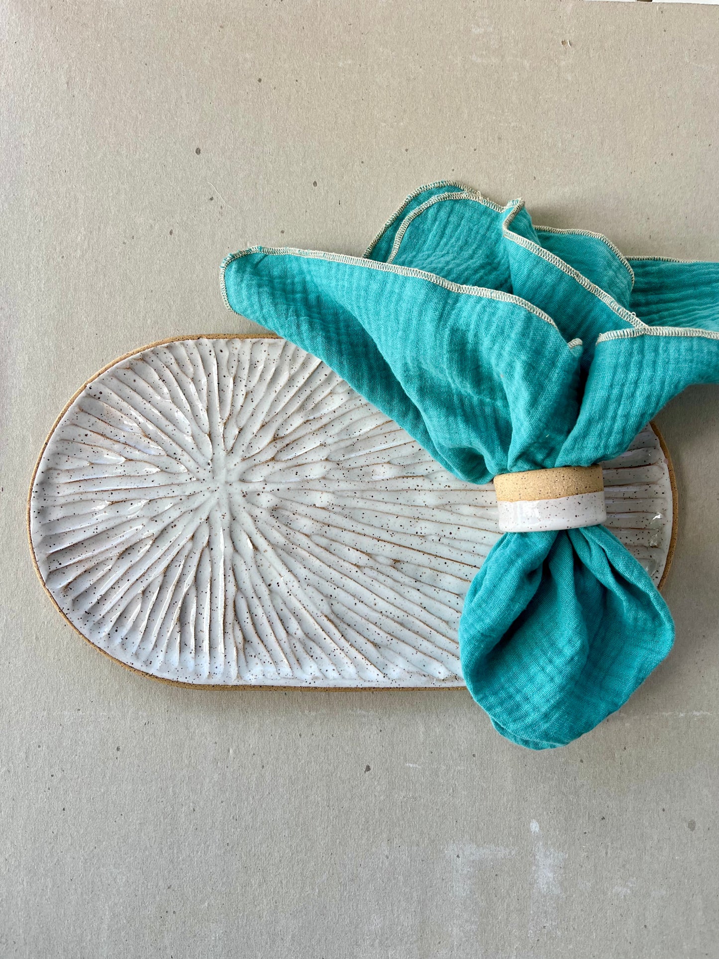 Blue Cotton Napkins - set of 4