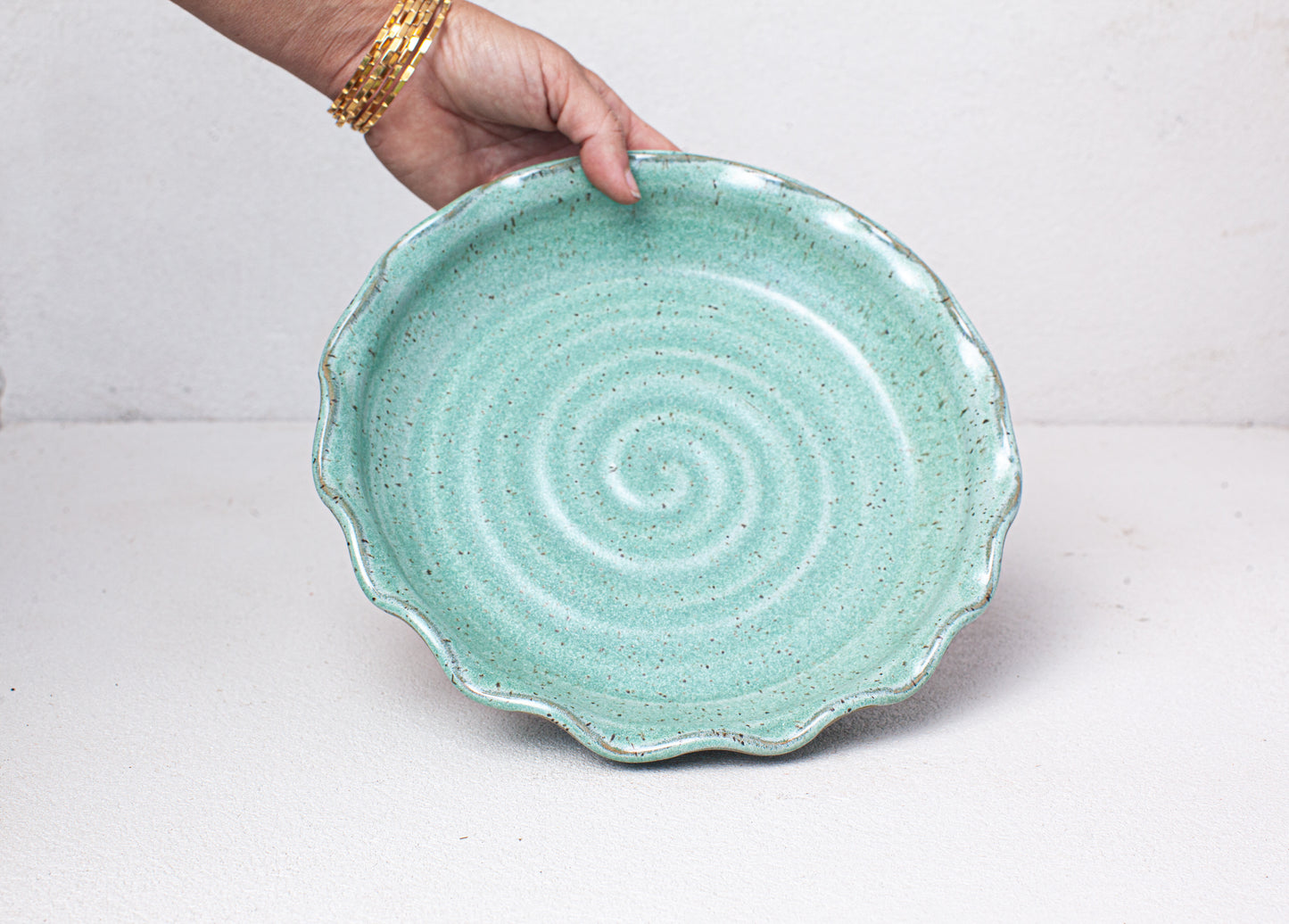 Turquoise Pie Plate