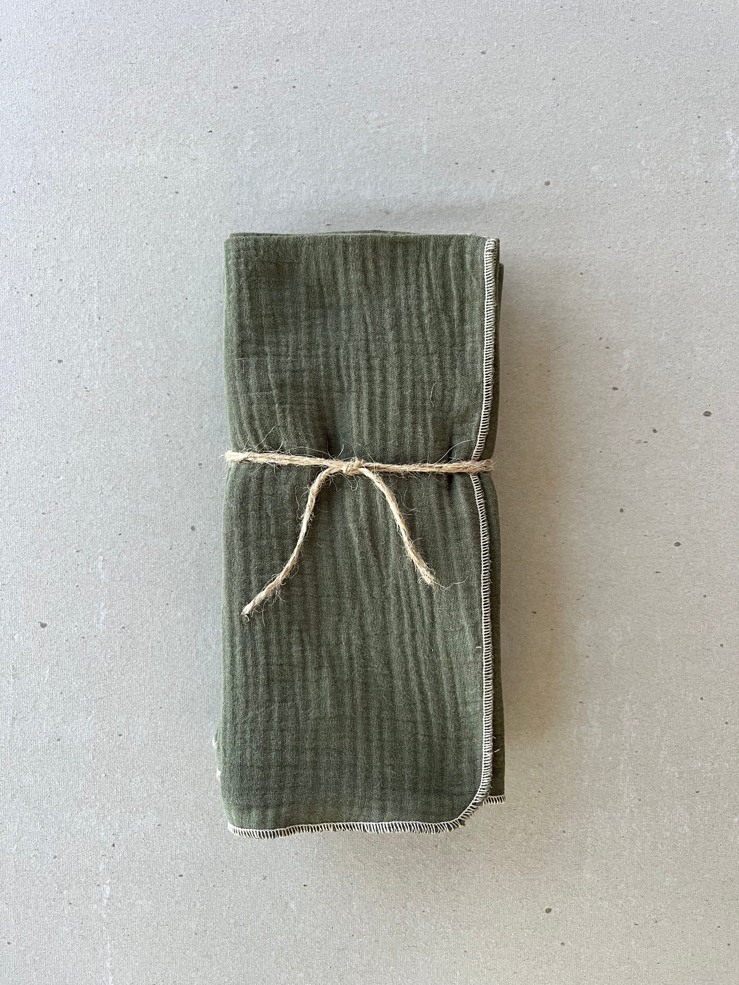 Evergreen Cotton Napkins - set of 4