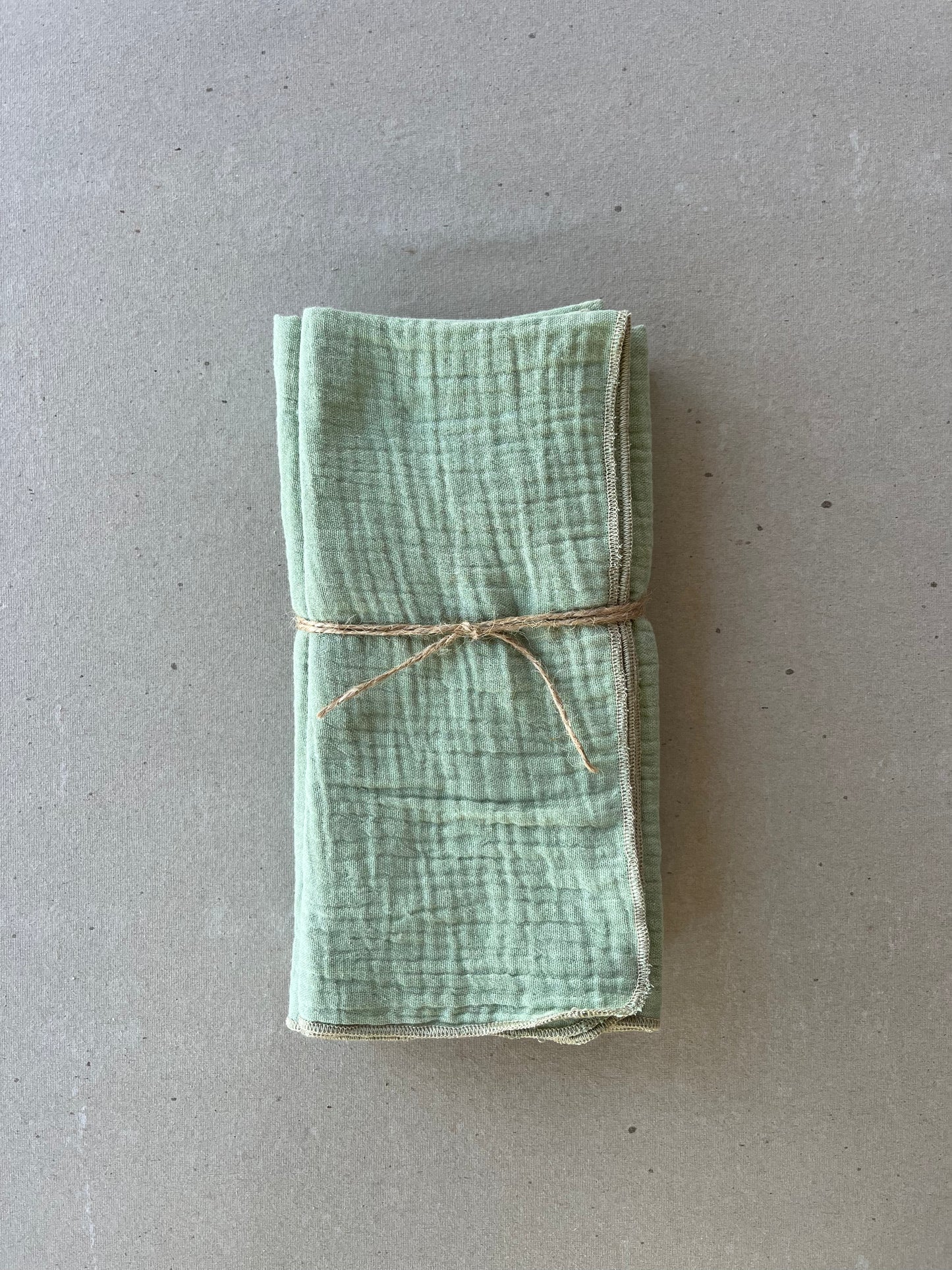 Sage Cotton Napkins - set of 4