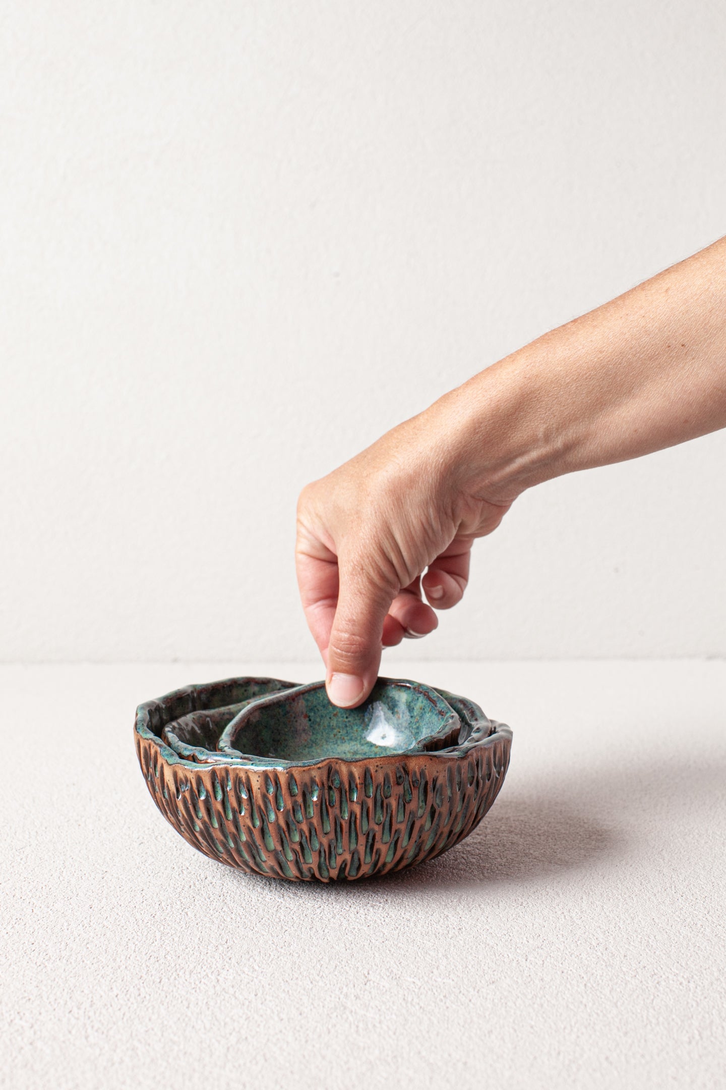 Nesting Coral Bowls