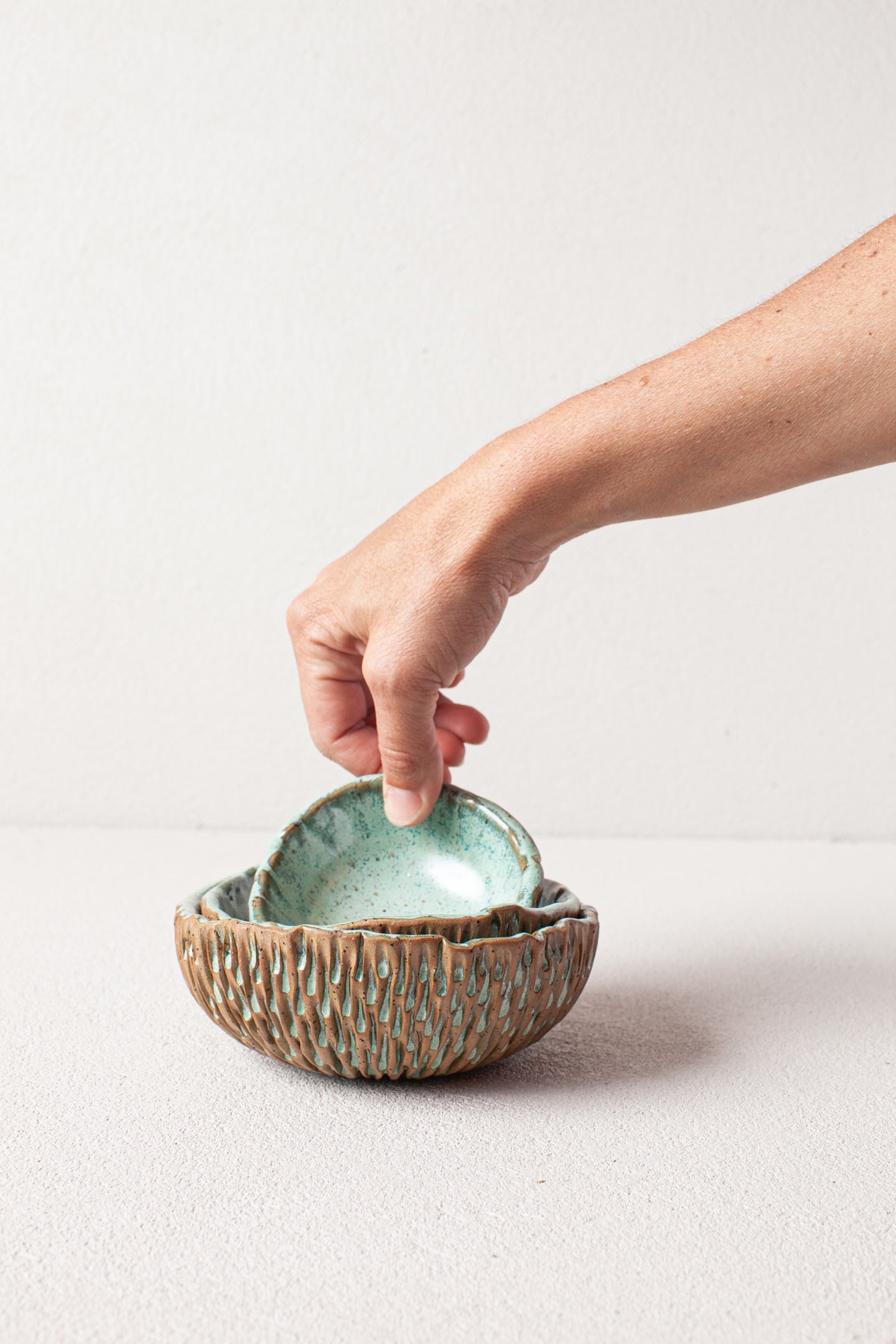 Nesting Coral Bowls
