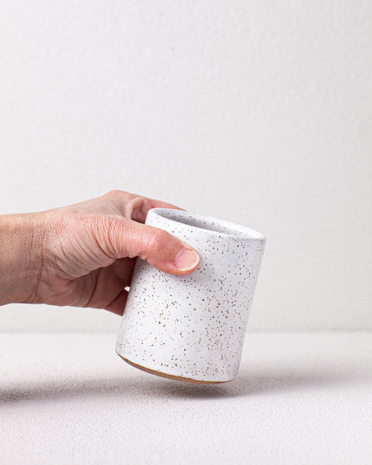 Straight Tumbler in White + design options