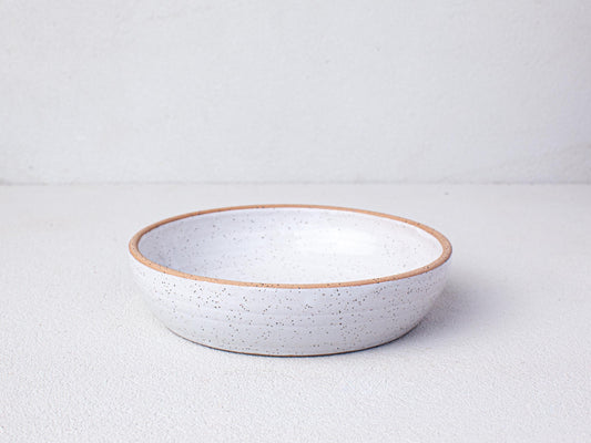 Speckled White 8" Dinner Bowl