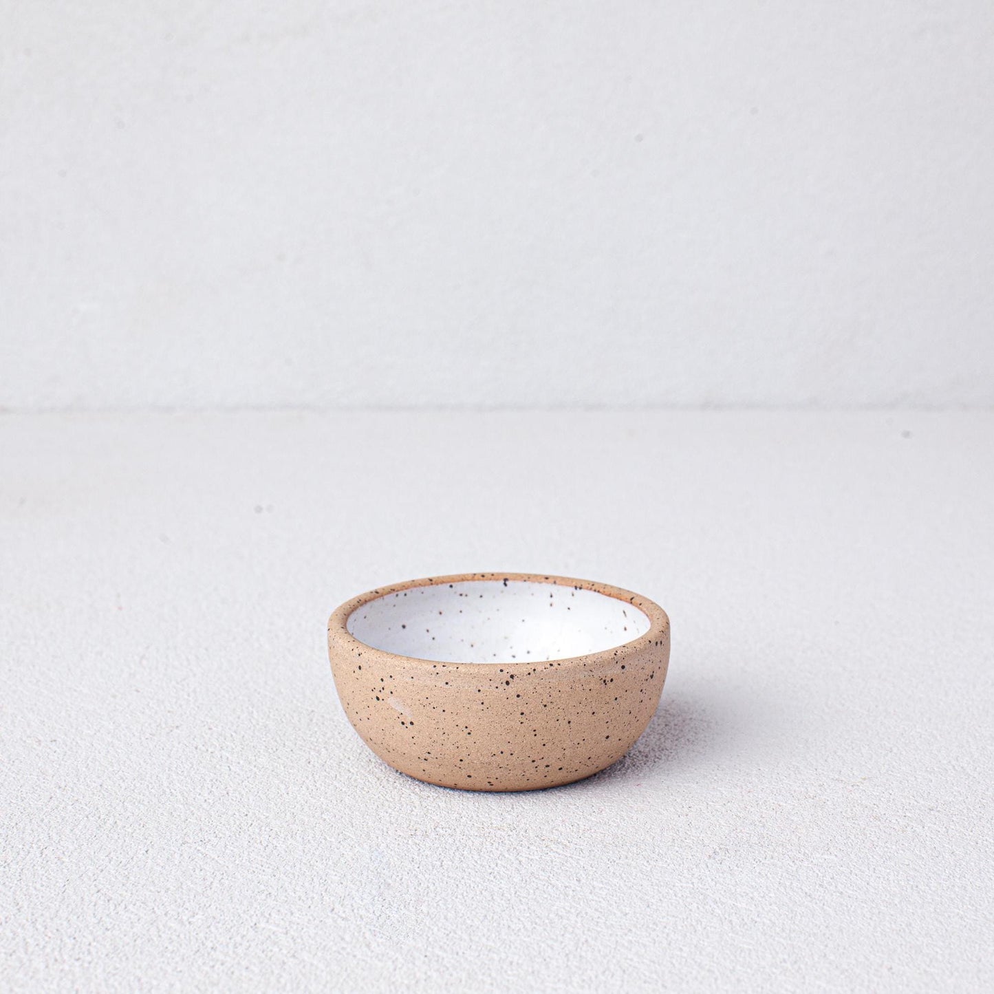 Speckled White Dipping Bowl